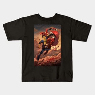 father vs son Kids T-Shirt